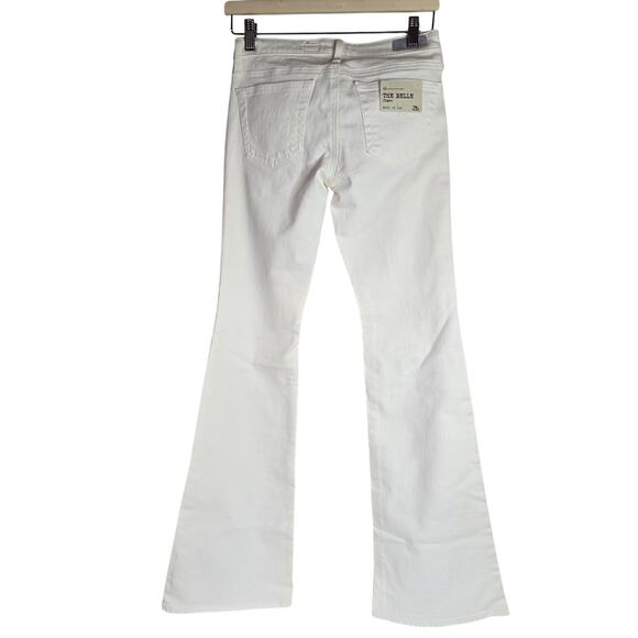 AG Adriano‎ Goldschmied The Belle Flare Jeans White Denim Size 26 NWT - Picture 2 of 11